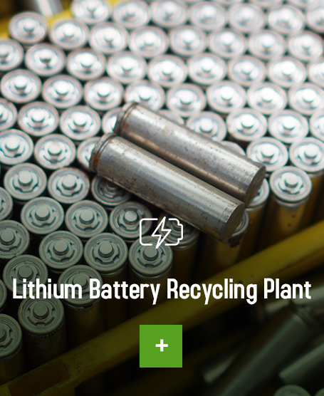 Lithium battery recycling plant