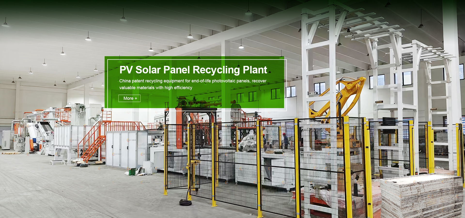 PV Solar Panel Recycling Plant