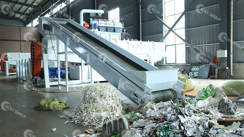 Paper Plastic Recycling Plant