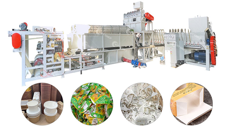 Paper Plastic Recycling Plant