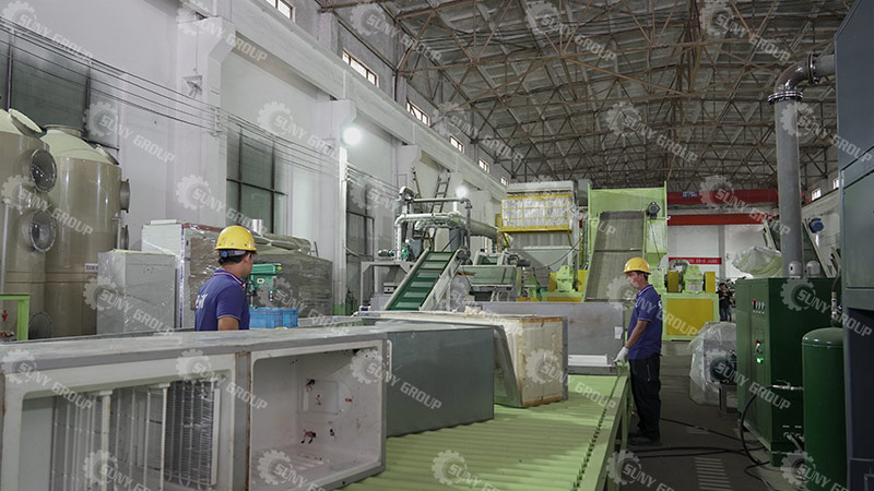 Refrigerator Recycling Plant