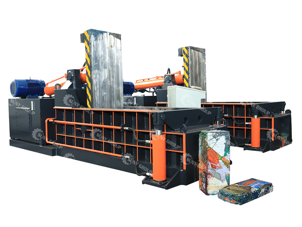 Horizontal Scrap Metal Baler Machine