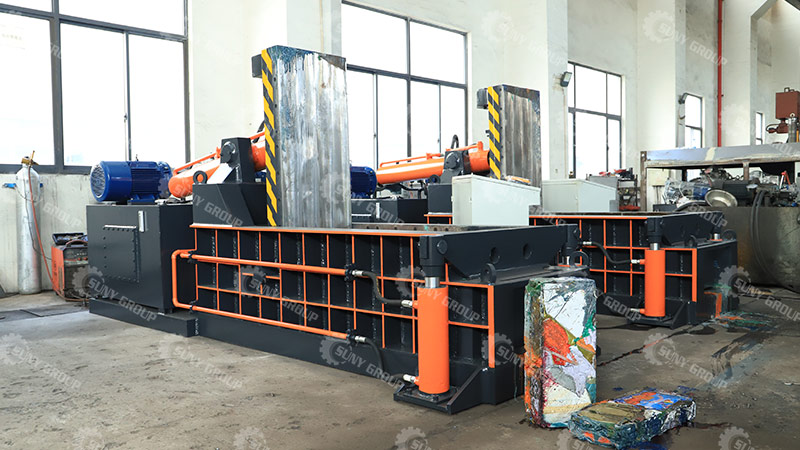 Horizontal Scrap Metal Baler Machine