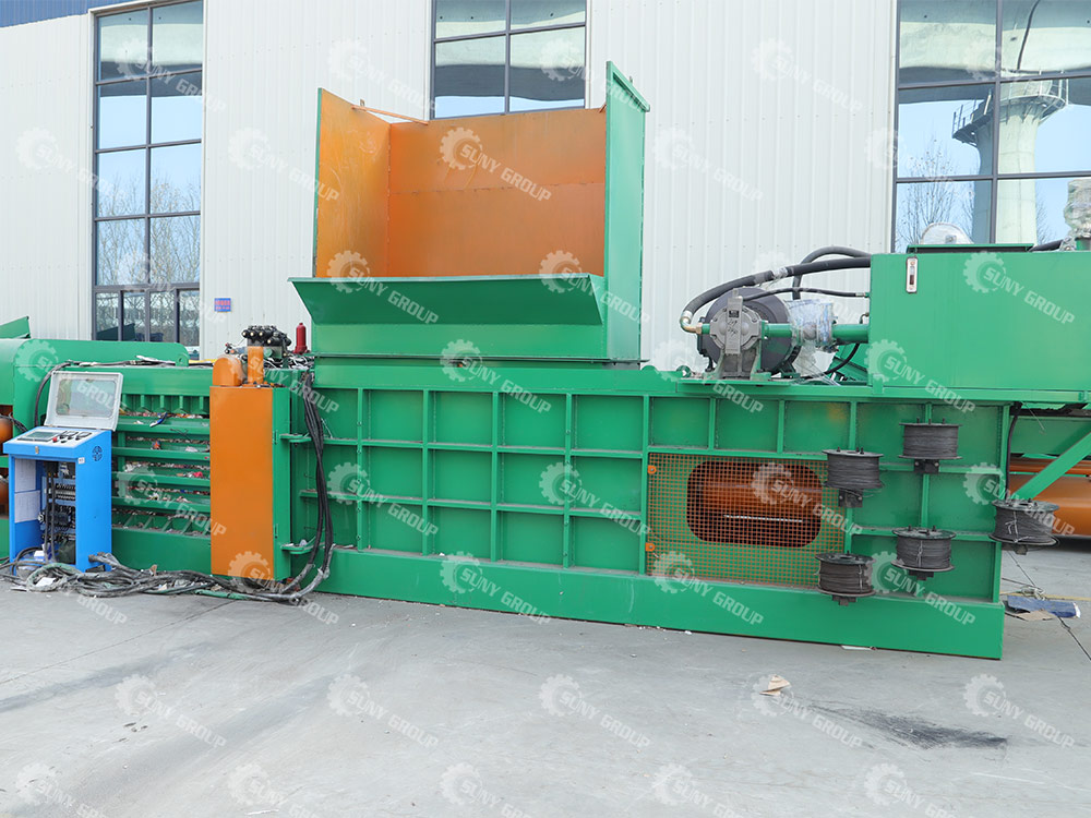 Horizontal Waste Paper Baler Machine