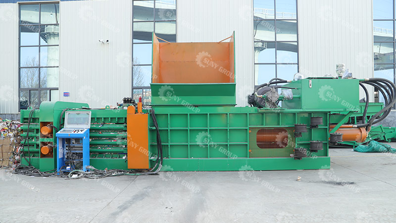 Horizontal Waste Paper Baler Machine