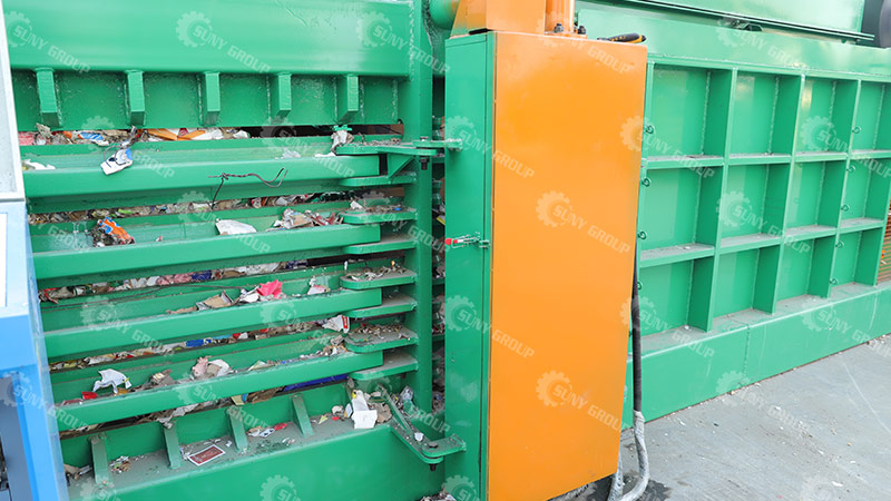Horizontal Waste Paper Baler Machine