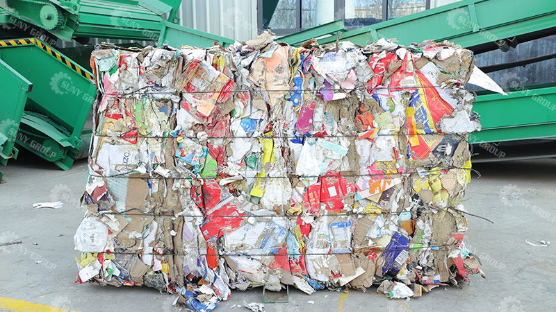 Horizontal Waste Paper Baler Machine