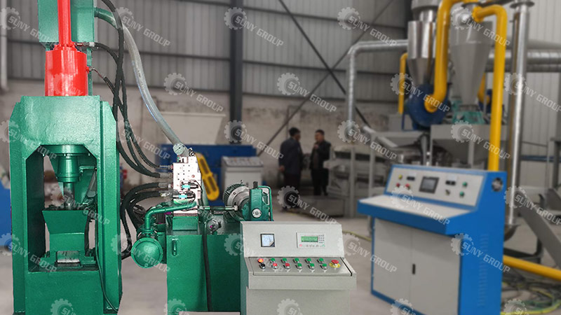 Vertical Metal Powder Briquetting Machine