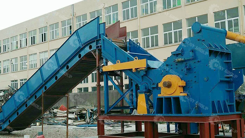 Horizontal Metal Hammer Crusher