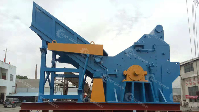 Horizontal Metal Hammer Crusher