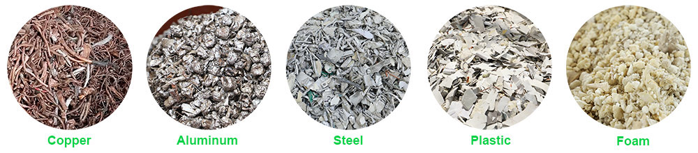 Refrigerator Recycling Plant output