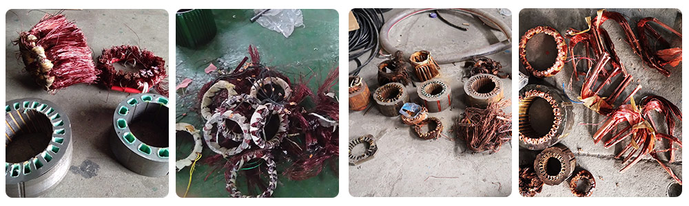 Waste Motor Dismantling Machine output