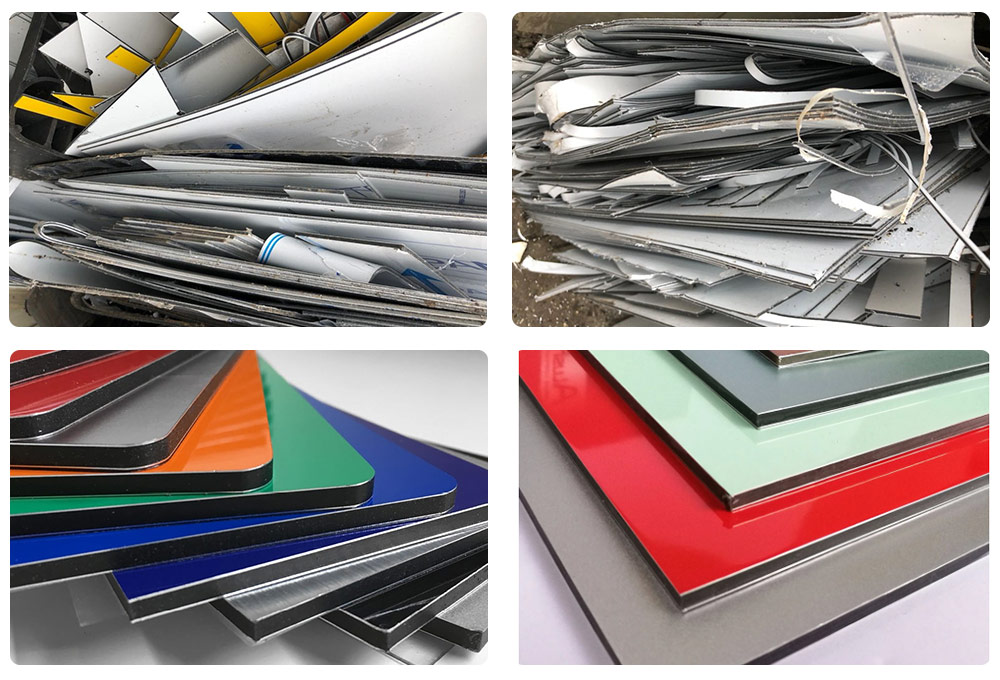 ACP Recycling Plant raw-material