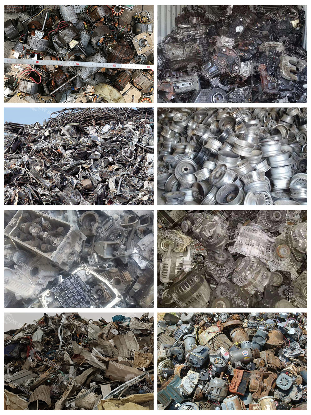 Vertical Metal Hammer Crusher raw-material