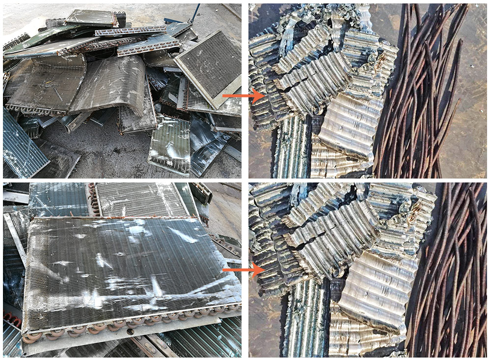 Scrap Radiator Stripping Machine