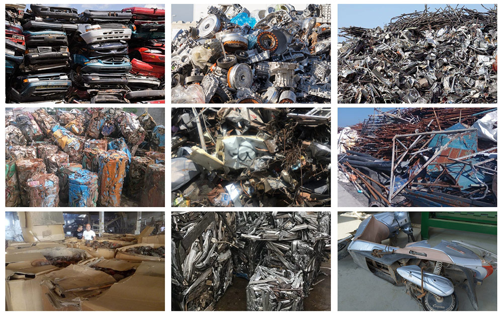 most kinds of scrap metals