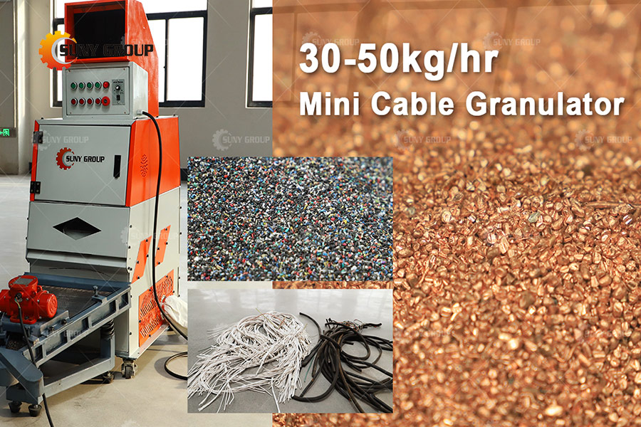 mini copper wire granulator