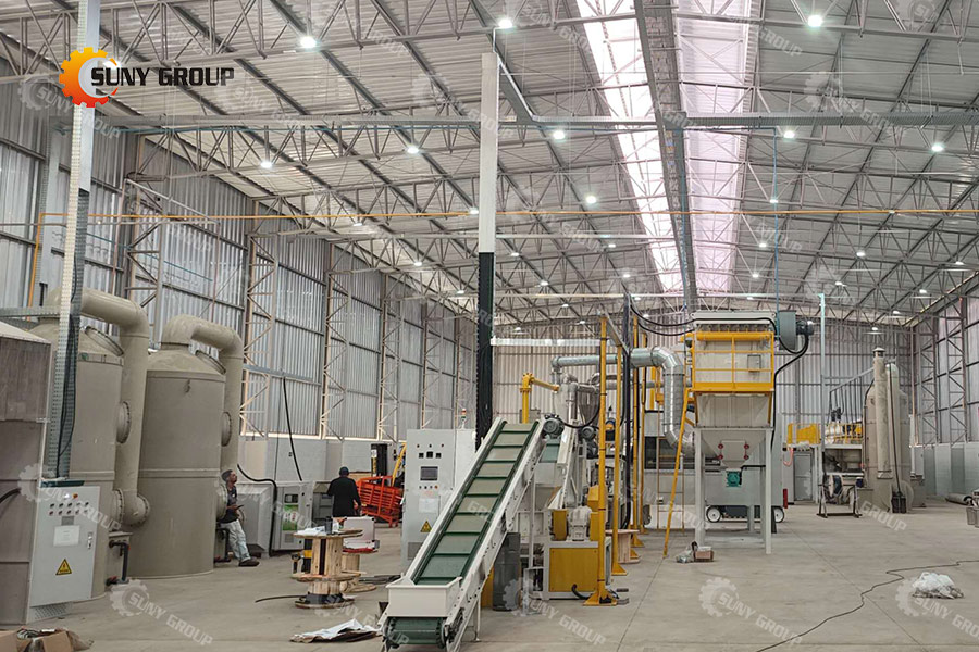 E waste recycling equipment