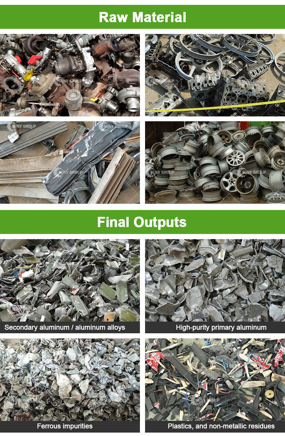 scrap aluminum materials