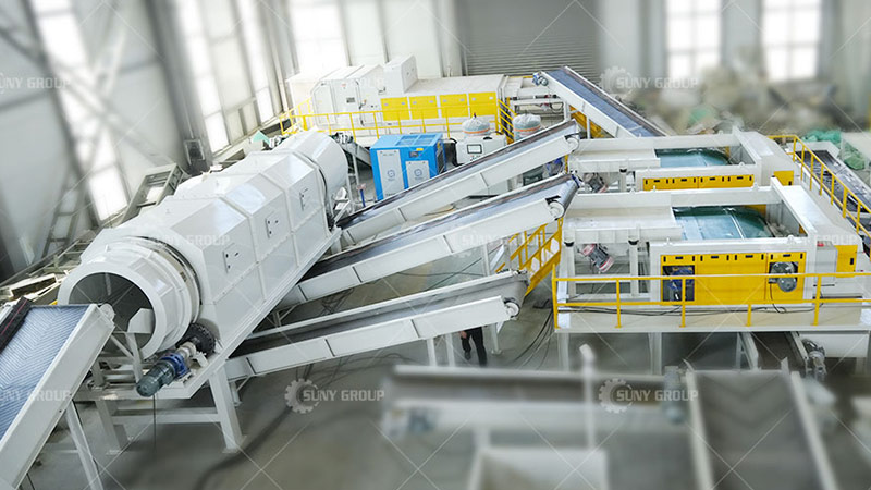 scrap aluminum recycling machinery