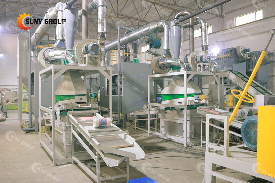 Scrap wire recycling equipment