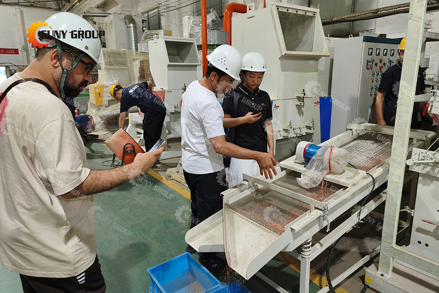 copper wire recycling line