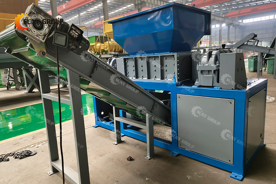 heavy-duty dual-shaft shredder