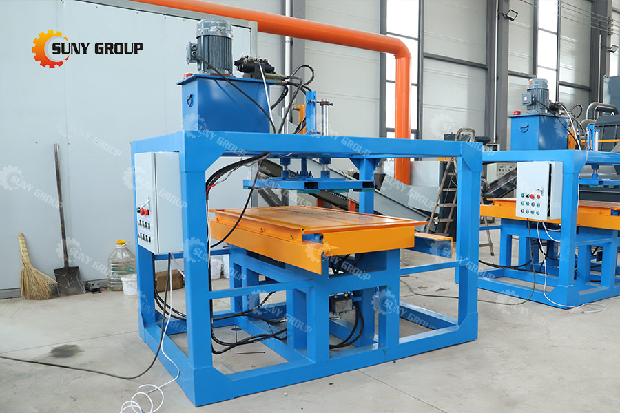 PV panel frame removal machine