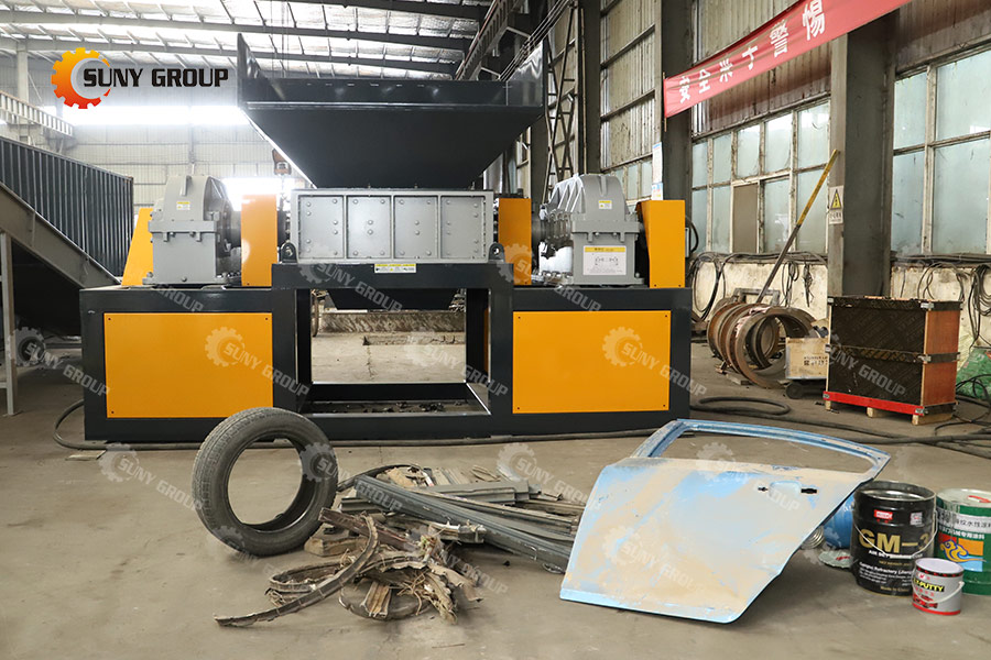 Heavy Duty Dual Shaft Tire Shredders